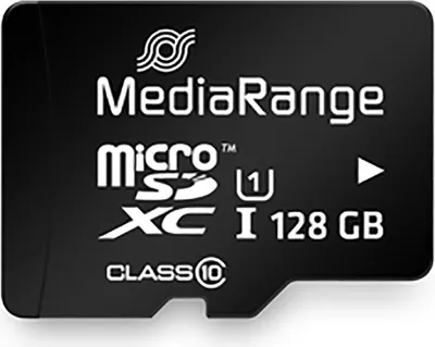 Produktbild von MediaRange SD MicroSD Card 128GB UHS-1 Cl.10 inkl. Adapter