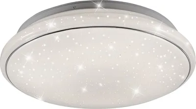 Produktbild von LED Deckenleuchte, silber weiß, Sternenhimmeleffekt, D 44 cm
