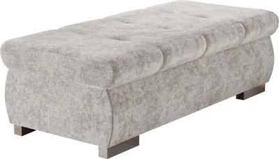 Produktbild von MIRJAN24 Polsterhocker Orkan Groß, Moderne Sitzhocker vom Hersteller, Holzkonstruktion, 120x60x39 cm (Farbe: Clara 215.19)