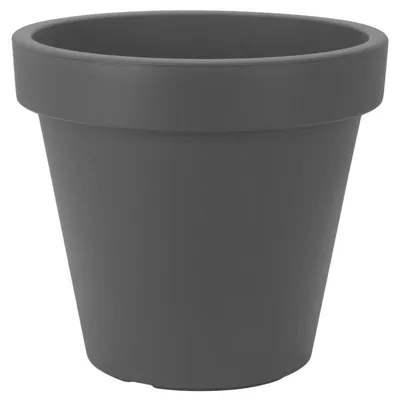 Produktbild von Prosperplast Blumentopf - D25 x 23 cm - anthrazit - Kunststoff