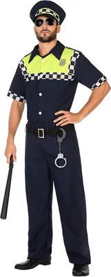 Produktbild von Atosa Kostüm Der örtlichen Polizei Blau M-L Blau M-L