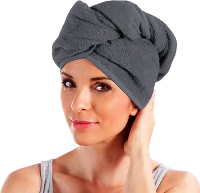 Produktbild von Erwin Müller Turban anthrazit 28x70 cm