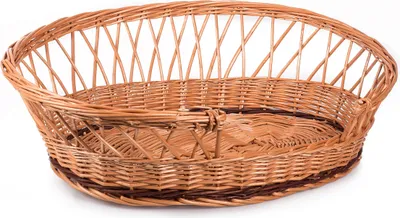 Produktbild von JIPRO® Katzenkorb, Hundebett aus Weide Akim II. - B 64 x T 51 x H 8/18(cm)