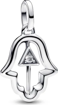 Produktbild von Hand der Fatima Charm-Anhänger, Sterlingsilber, PANDORA ME