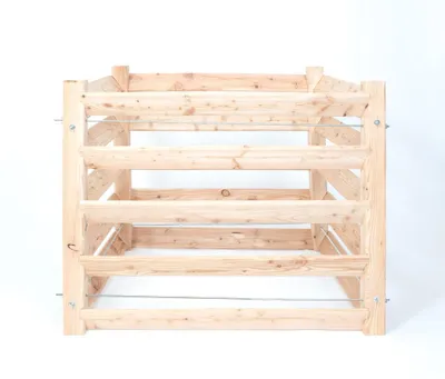 Obrázek produktu pro Westmann dřevěný kompostér Konni S modřínové dřevo přírodní 85x85x80 cm