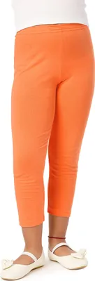Produktbild von Merry Style Mädchen 3/4 Leggings aus Viskose MS10-131 (Orange, 134)