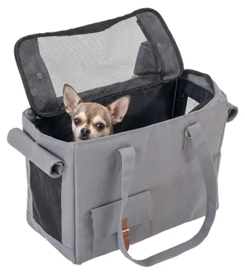 Image de Sac de transport pour chien Ferplast Jetset, cage de transport pour chat, cage pour chien, ceinture de sécurité, capacité maximale : 1 animal