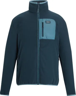 Produktbild von Regatta - "Frankie" Fleecejacke für Herren, Durchgehender Reißverschluss RG12715 (L) (Marine/Blassblau)