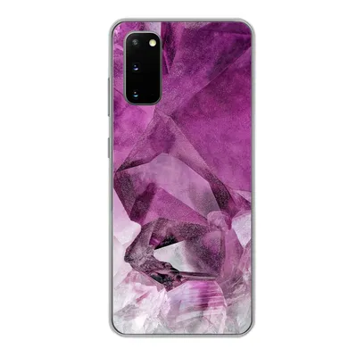 Produktbild von MuchoWow® Handyhülle Schutzhülle Hülle für Samsung Galaxy S20 Kristall - Naturstein - Luxus Silikon Softcase Handy Hülle - Bild