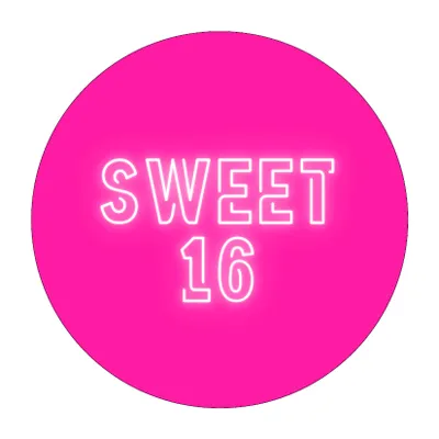 Produktbild von Tortenaufleger Sweet 16 - Geburtstag 20cm Fondant Motiv 2