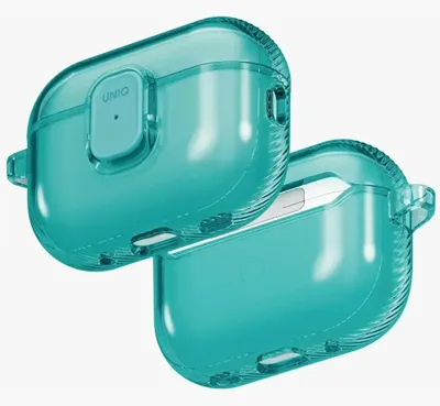 Immagine prodotto di Custodia Uniq Glase Pro per AirPods Pro 3 Lock Case - Trasparente blu