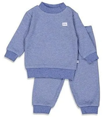 Produktbild von Feetje Waffel Pyjama - Blue Melange - Gr. 68
