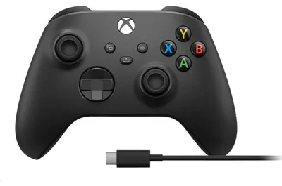 Obrázek produktu pro Xbox Wireless Controller černý + USB-C kabel