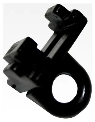 Produktbild von Feststeller für 13 mm Aluminiumschienen und Aluminium-Vorhangschienen, Zwischenfeststeller für Gardinenschienen, Kunststoff, Schwarz, 6 Stück