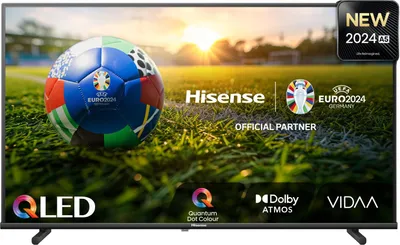 Immagine prodotto di TV, Hisense 32" A5NQ, Full HD 1920x1080, QLED, Quantum Dot, HDR, HLG, DTS HD, sensore di luminosità, Dolby Audio, Smart TV, WiFi, WiFi Direct, 2xHDMI, 2xUSB, LAN, CI+, DVB-T2/C /S2, nero