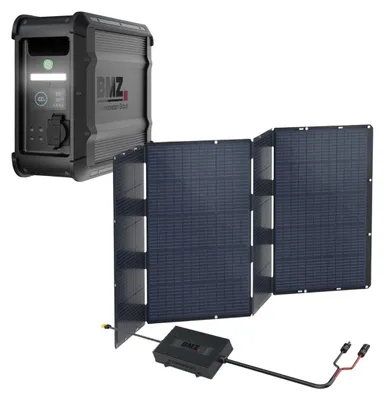Produktbild von BMZ Solar-Set 400W mit BMZ POWER2GO LIFE