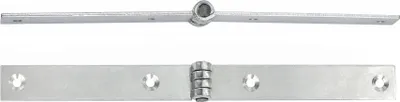 Produktbild von Scharniere Möbelscharniere Kistenbänder Möbelband Silber Verzinkt Tischband Scharniertischband - Grösse: 18 x 195 Gekröpft - Menge: 20