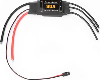 Zdjęcie produktu dla 2- 6S ESC 80A Bezszczotkowy kontroler prędkości dla samolotu RC Helikopter FPV Quadcopter