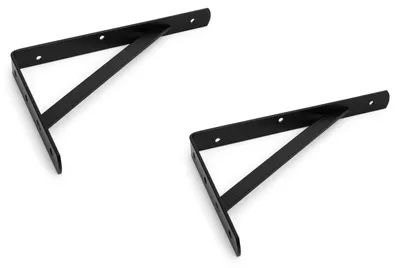 Produktbild von Regaltrager - Stahl - schwarz - 29 x 20 cm - 300 kg