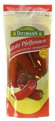 Zdjęcie produktu dla Delikatesy Dittmann Papryka czerwona po macedońsku 250g