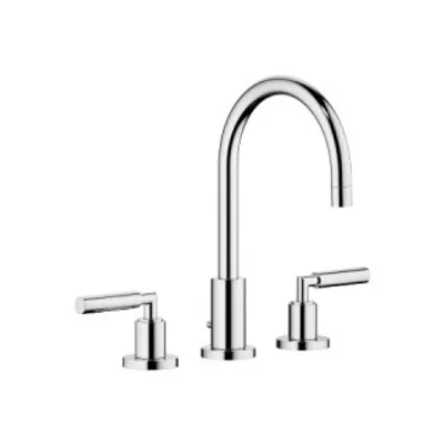 Zdjęcie produktu dla Dornbracht TARA trzyotworowa bateria umywalkowa z wyciąganym odpływem, wysięg 165 mm, 20713882-00