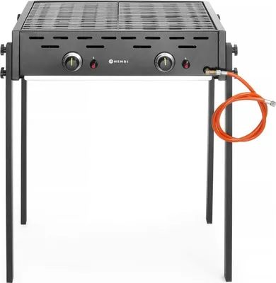 Zdjęcie produktu dla Hendi 148822, 11600 W, Gril, Gaz, Wewnętrzna, Zewnętrzna, 2 stref(y), Brzęczyk piezo