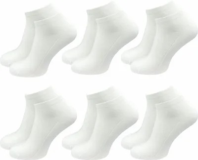 Produktbild von Gawilo  Sneaker Socken Damen (6 Paar), Weiss / 35 - 38