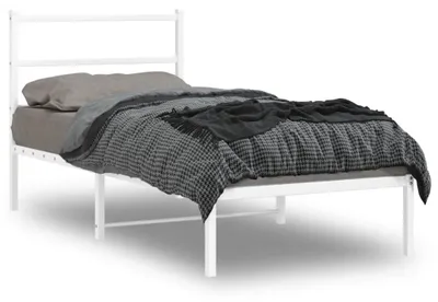 Immagine prodotto di Letto in metallo con testiera, dimensioni 90x190 cm