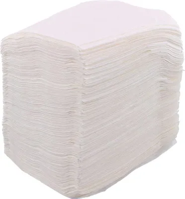 Weiße WDMT Servetten-Nachfüllung 100 Stück 12 × 9 cm für Universal-Spender