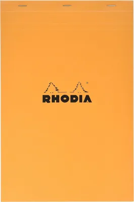 Imagen del producto de RHODIA 19200C RHODIA Notizblock No. 19, DIN A4+, kariert, orange