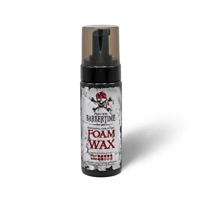 Produktbild von BARBERTIME Foam Wax Schaumfestiger mit Keratin / Starker Halt für Locken 150ml