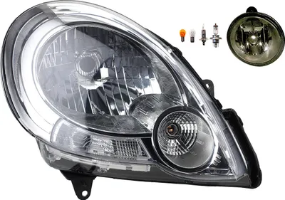 Produktbild von Scheinwerfer passend für Renault Kangoo FW0 KW0 08-13 H4 R +Nebel+Leuch. 7701068178 7701045717 2615000Q03 4408448 91160028 Johns
