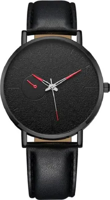 Produktbild von Stilvolle Herrenuhr Xenon in Schwarz/Rot - Jetzt  kaufen! KP13743