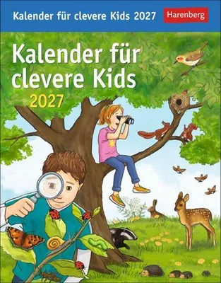 Produktbild von Harenberg Tagesabreißkalender 2027 Kalender für clevere Kids 12,5x16cm