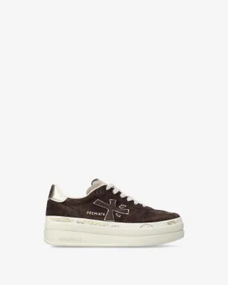 Image de Baskets femme Premiata, modèle Micol 7894, couleur marron