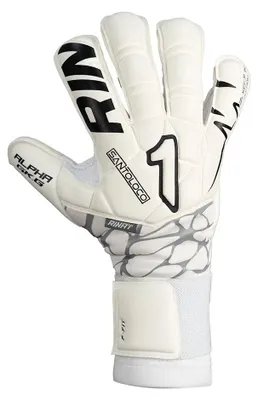 Immagine prodotto di Guanti da portiere Rinat Santoloco, colore bianco, taglia 10, confezione da 10