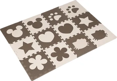 Image de 12pcs Tapis puzzle enfant Tapis d'éveil bébé Tapis de jeu enfant Tapic 30x30x1cm