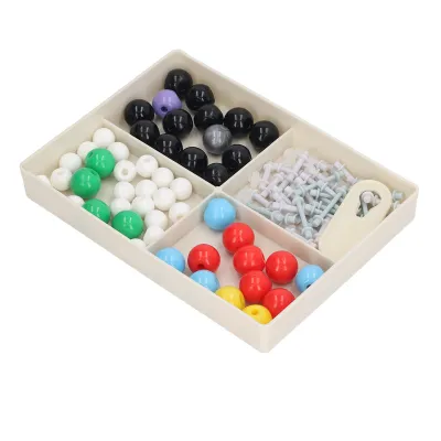 Obrázek produktu pro Sada molekulárních modelů,Sada modelů molekulární struktury,Molekulární model,Model molekulární struktury,Sada molekulárních modelů pro chemii,Sada pro výuku organické a anorganické chemie