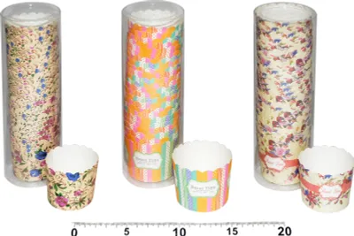 Obrázek produktu pro Košíčky cukrářské pevné barevné (pr.5cm, v.4,5cm) - 25ks