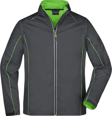 Produktbild von 2 in 1 Jacke mit abzippbaren Ärmeln iron-grey/green, Gr. S