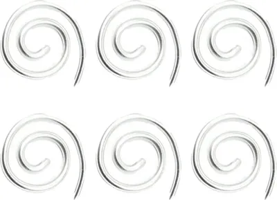 Produktbild von Spiralkabel-Stricknadel, Edelstahl-Schalnadel zum Garnnähen, gebogene Gobelinnadeln, Stichhalter