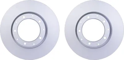 Produktbild von 2 Bremsscheiben voll Ø 101,7 mm 14,1 mm HELLA für u.a. LAND ROVER DEFENDER
