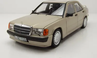 Produktbild von Norev 183831 Mercedes 190 E 2.3-16 W201 1984 rauchsilber metallic 1:18