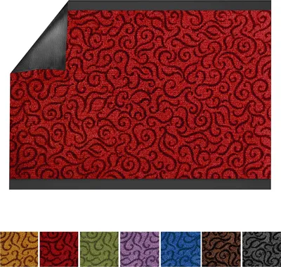 Zdjęcie produktu dla Maty czyszczące Mata zatrzymująca brud Brasil Ciemnoczerwony 60 x 90 cm