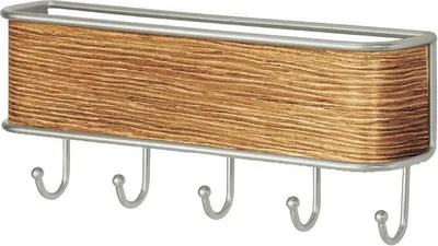 Produktbild von mDesign Schlüsselbrett Ablage Schlüsselboard Organizer Aufbewahrung Metall Holz