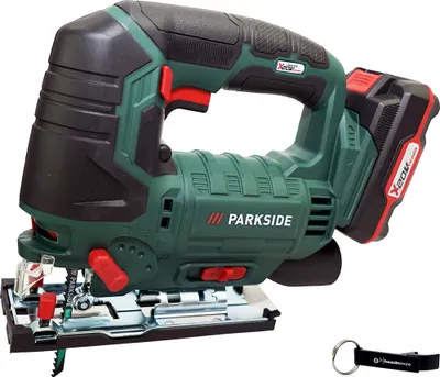 Produktbild von PARKSIDE® 20 V Akku-Pendelhubstichsäge / Pendelhubstichsäge PSTDA 20-Li / inkl. Akku (2Ah) und Ladegerät (2,4A)