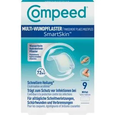 Produktbild von Compeed Multi-Wundpflaster Smartskin medium 9 St
