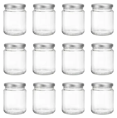 Produktbild von 12x Marmeladengläser 275 ml mit Deckel