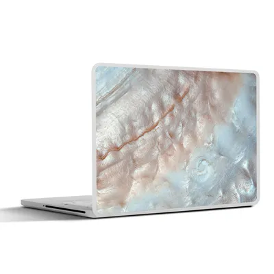 Produktbild von MuchoWow® Laptop Aufkleber Sticker Cover Muscheln - Abstrakt - Natur 30x21 cm - Sticker für Laptop - Selbstklebend