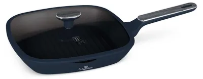 Zdjęcie produktu dla Patelnia grillowa z pokrywką 28 cm Deep Sea Collection